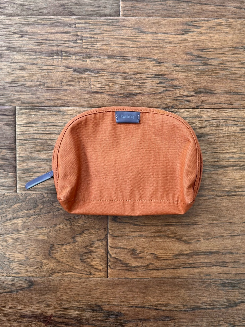 EUC Bellroy Classic Pouch Bronze Orange Baida Nylon Small Travel Bag